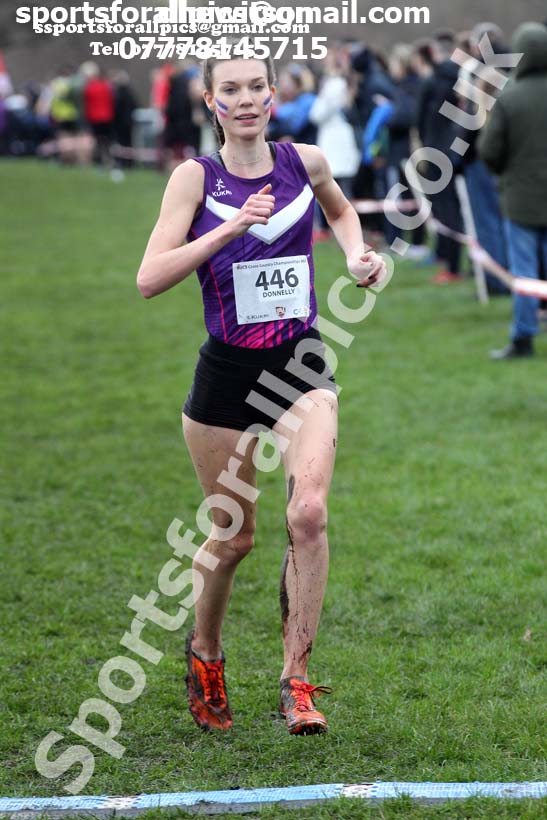 Womens long race  2020 BUCS Cross Country Champs., Edinburgh.  Photo: David T. Hewitson/Sports for All Pics